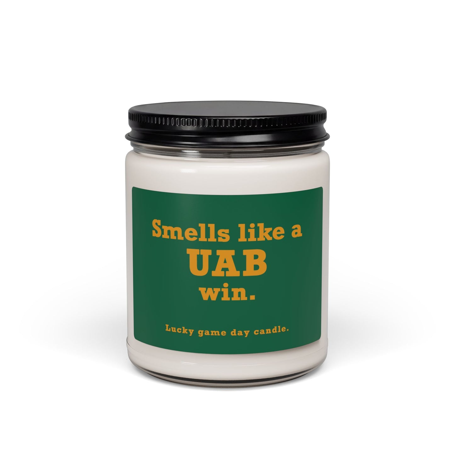 Alabama-Birmingham - "Smells like a UAB win" scented candle (9 oz)