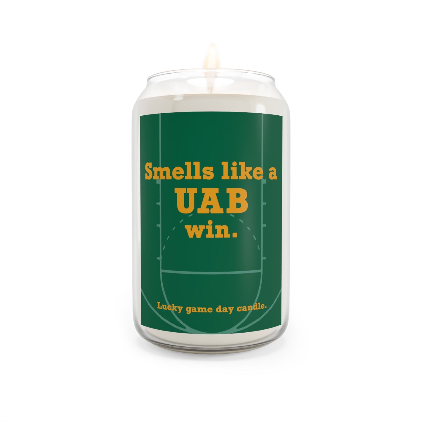Alabama-Birmingham Basketball - "Smells like a UAB win" scented candle (13.75 oz)
