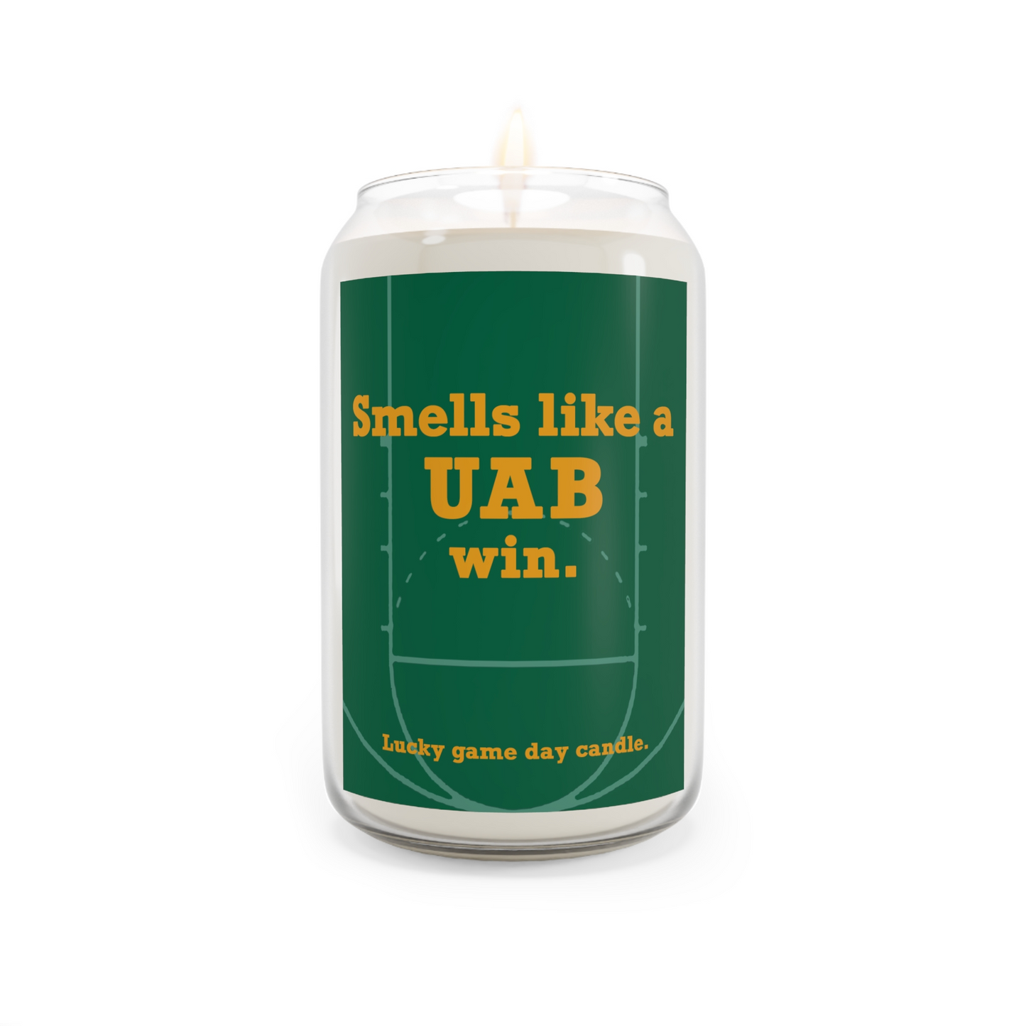 Alabama-Birmingham Basketball - "Smells like a UAB win" scented candle (13.75 oz)