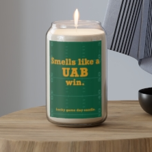 Alabama-Birmingham Football - "Smells like a UAB win" scented candle (13.75 oz)