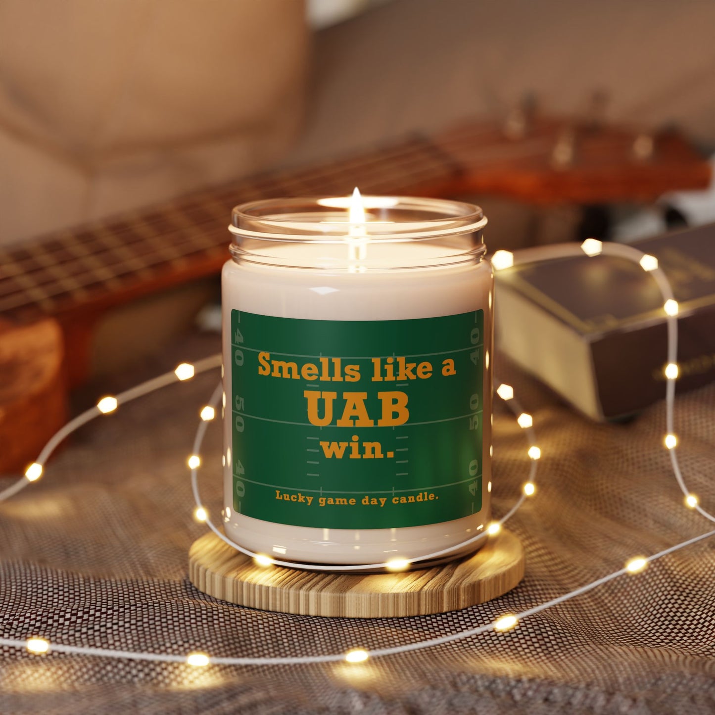 Alabama-Birmingham Football - "Smells like a UAB win" scented candle (9 oz)