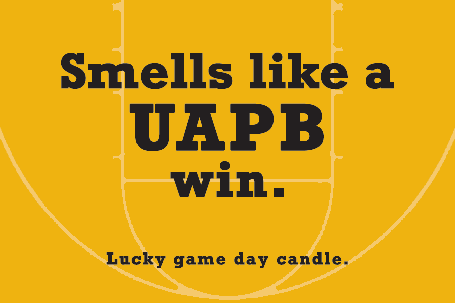 Arkansas Pine-Bluff Basketball - "Smells like a UAPB win" scented candle (9 oz)