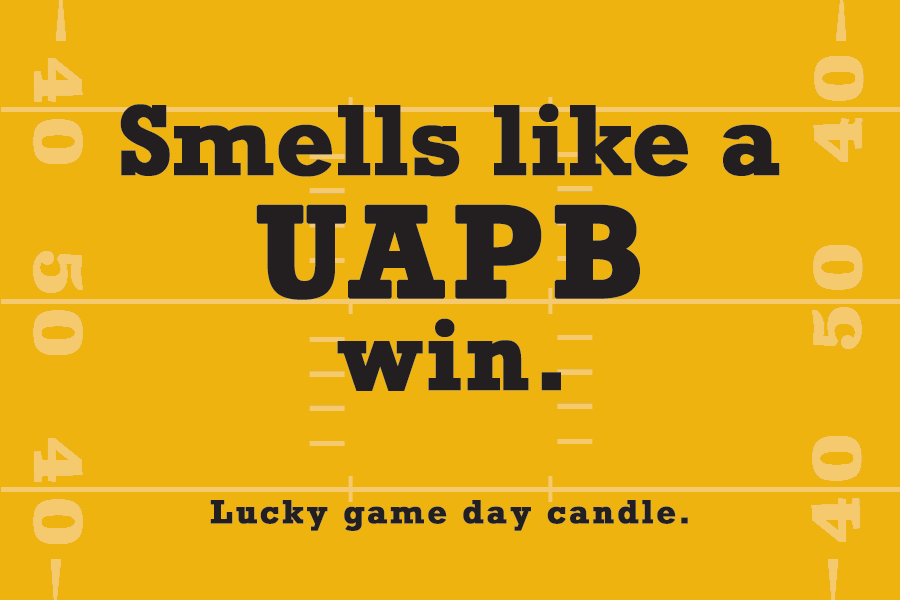 Arkansas Pine-Bluff Football - "Smells like a UAPB win" scented candle (9 oz)