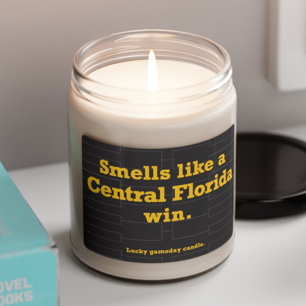 UCF Basketball - "Smells like a Central Florida win" scented candle (9 oz)