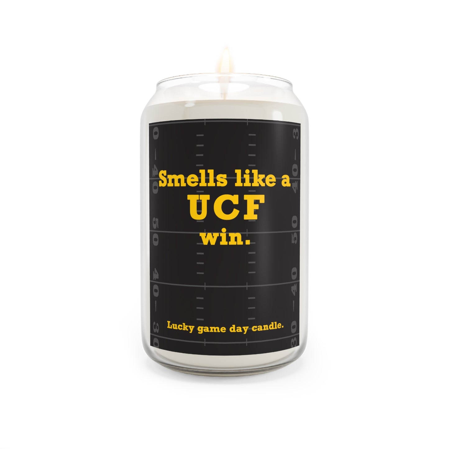 Central Florida Football - "Smells like a UCF win" scented candle (13.75 oz)