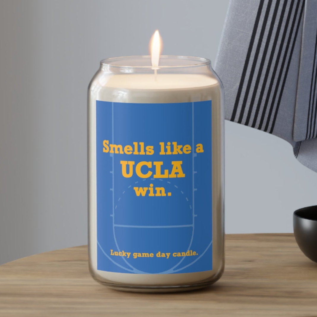 UCLA Basketball - Smells Like a UCLA Win scented candle (13.75 oz)