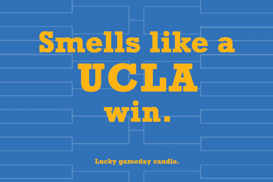 UCLA Basketball - "Smells like a UCLA win" scented candle  (9 oz)