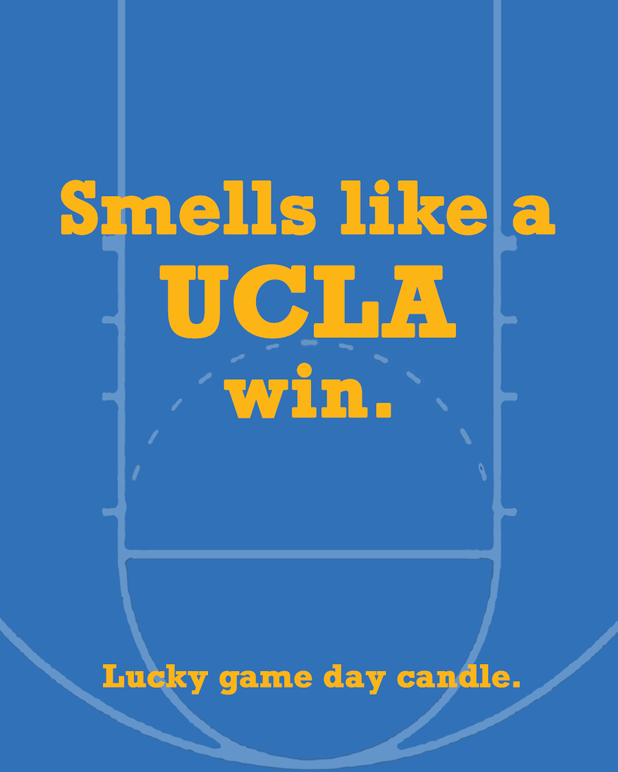 UCLA Basketball - Smells Like a UCLA Win scented candle (13.75 oz)