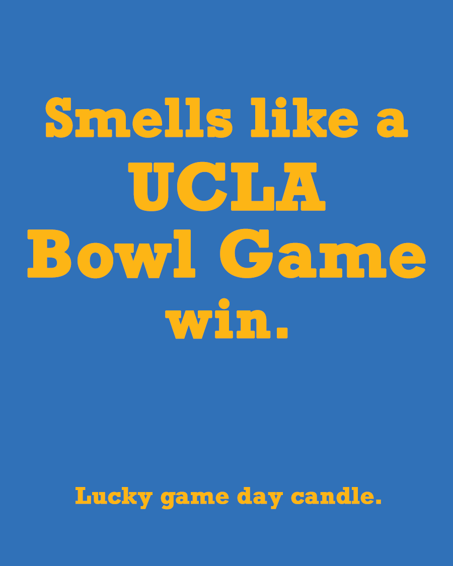 UCLA Bowl Game - Smells Like a UCLA Bowl Game Win scented candle (13.75 oz)