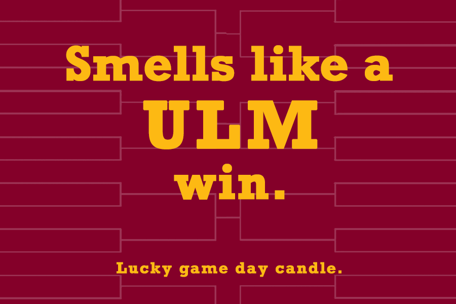 Louisiana Monroe Basketball - "Smells like a ULM win" scented candle (9 oz)