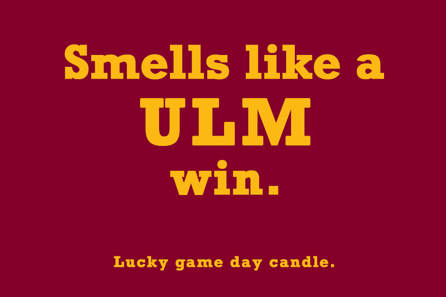 Louisiana Monroe - "Smells like a ULM win" scented candle (9 oz)