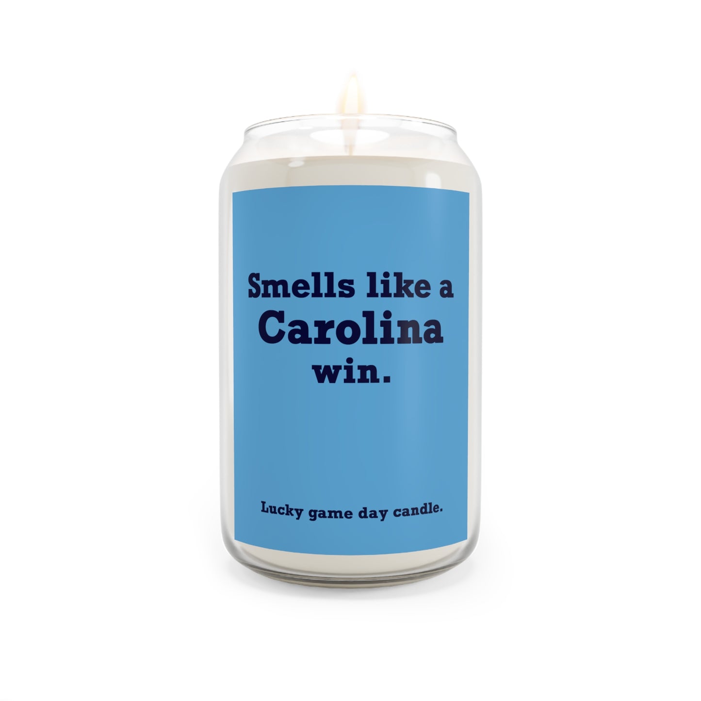 UNC - "Smells like a Carolina win" scented candle (13.75 oz)