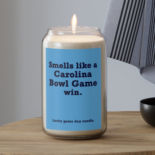 UNC Bowl Game - "Smells like a Carolina Bowl Game win" scented candle (13.75 oz)