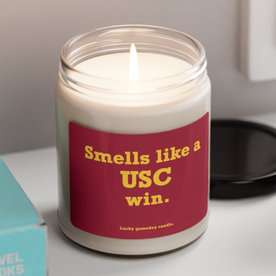 USC - "Smells like a USC win" scented candle (9 oz)