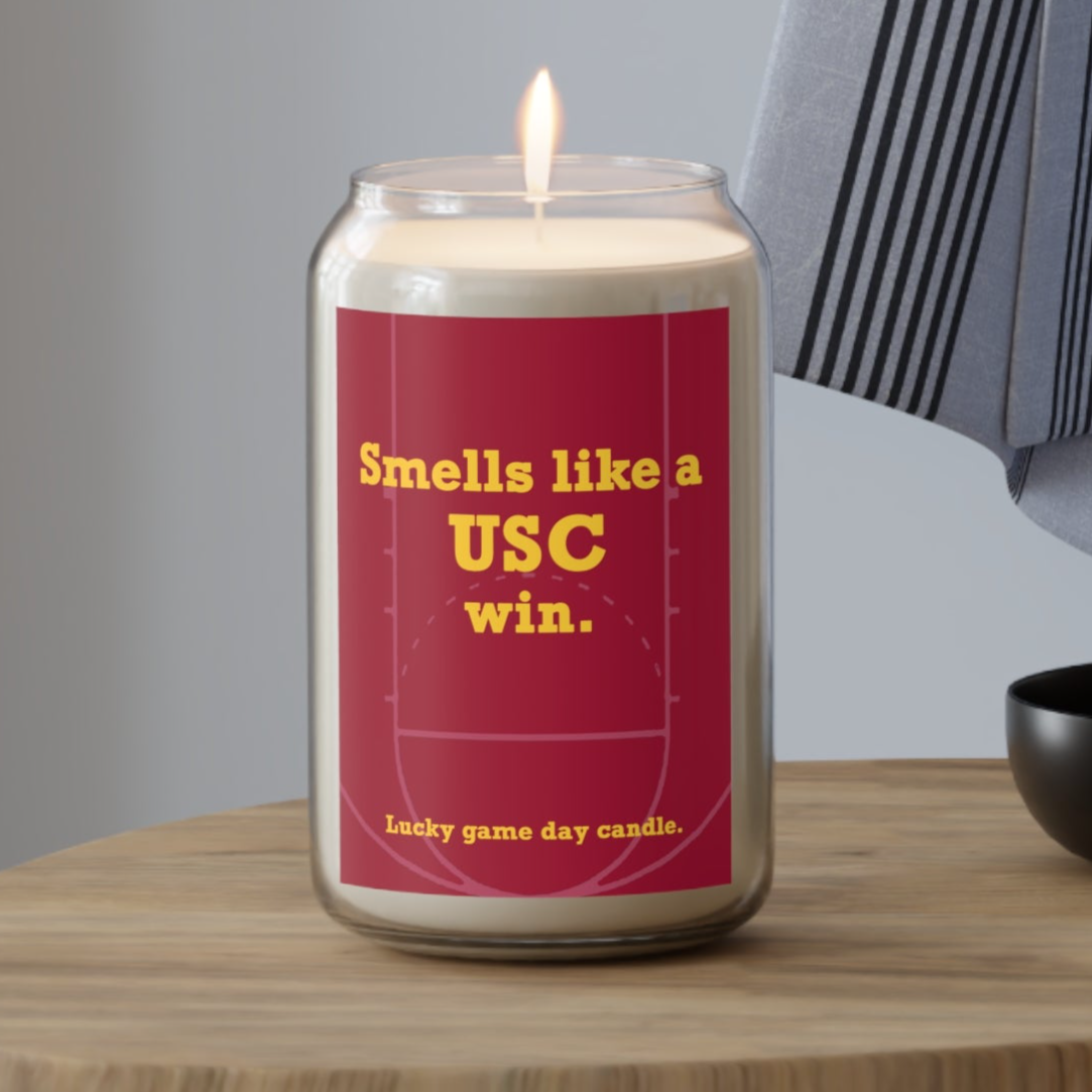 USC Basketball - "Smells like a USC win" scented candle (13.75 oz)