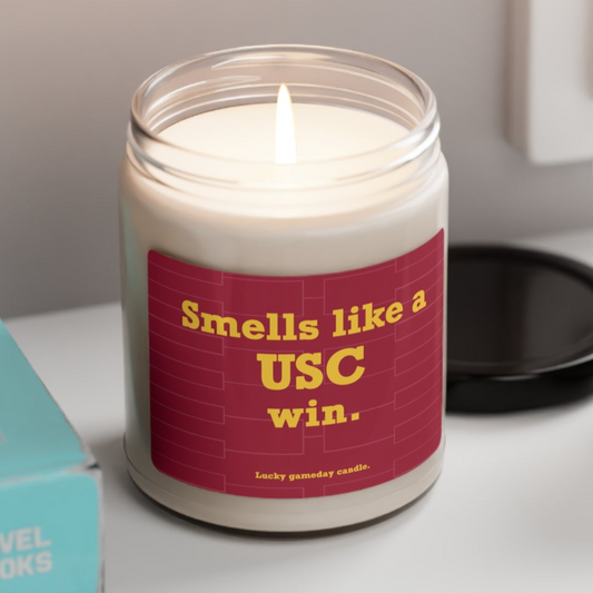 USC Basketball - "Smells like a USC win" scented candle (9 oz)