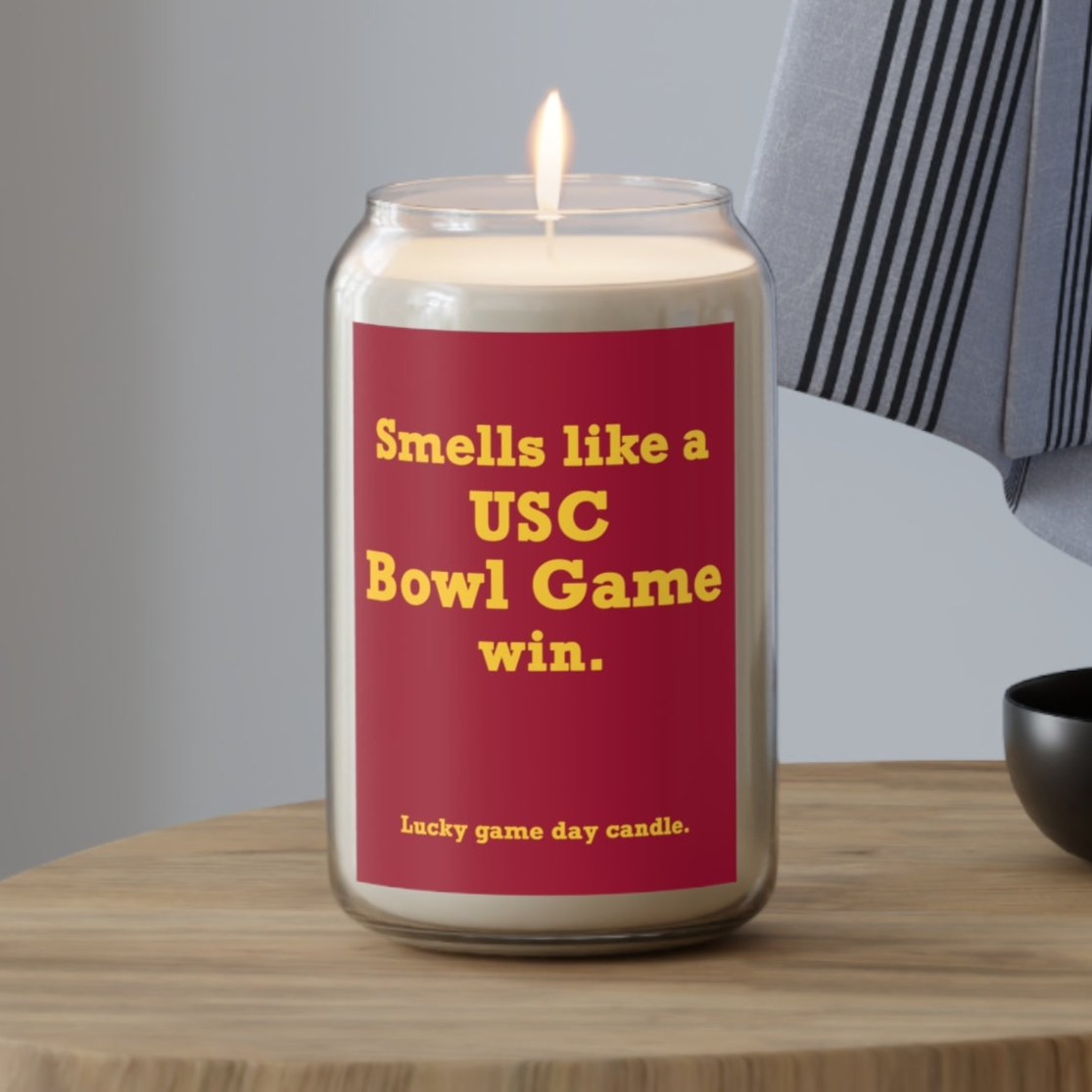 USC Bowl Game - "Smells like a USC Bowl Game win" scented candle (13.75 oz)