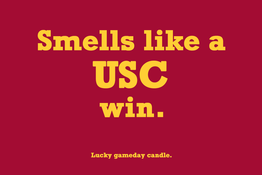 USC - "Smells like a USC win" scented candle (9 oz)