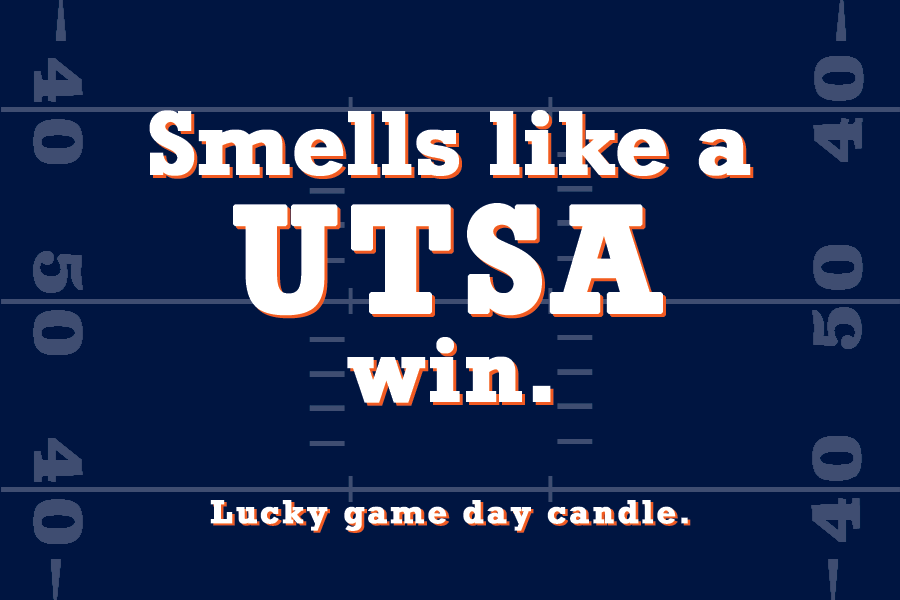 Texas-San Antonio Football - "Smells like a UTSA win" scented candle (9 oz)