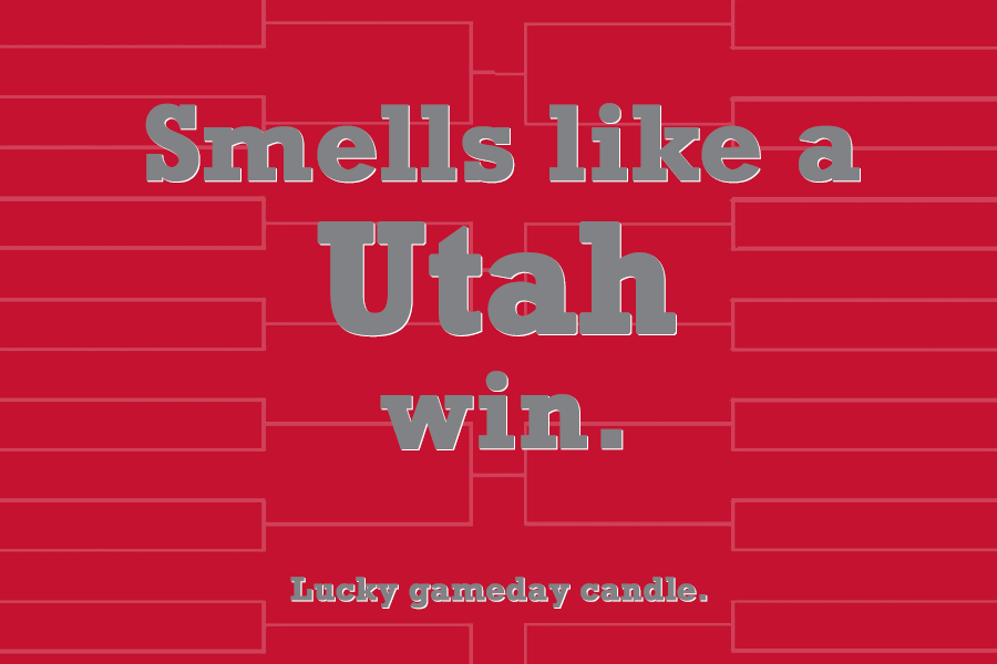 Utah Basketball - "Smells like a Utah win" scented candle (9 oz)