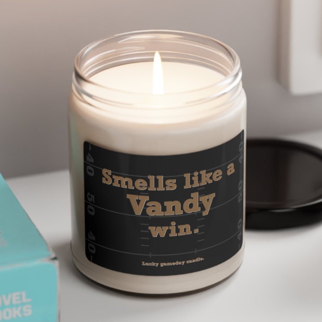 Vanderbilt Football - "Smells like a Vandy win" scented candle (9 oz)