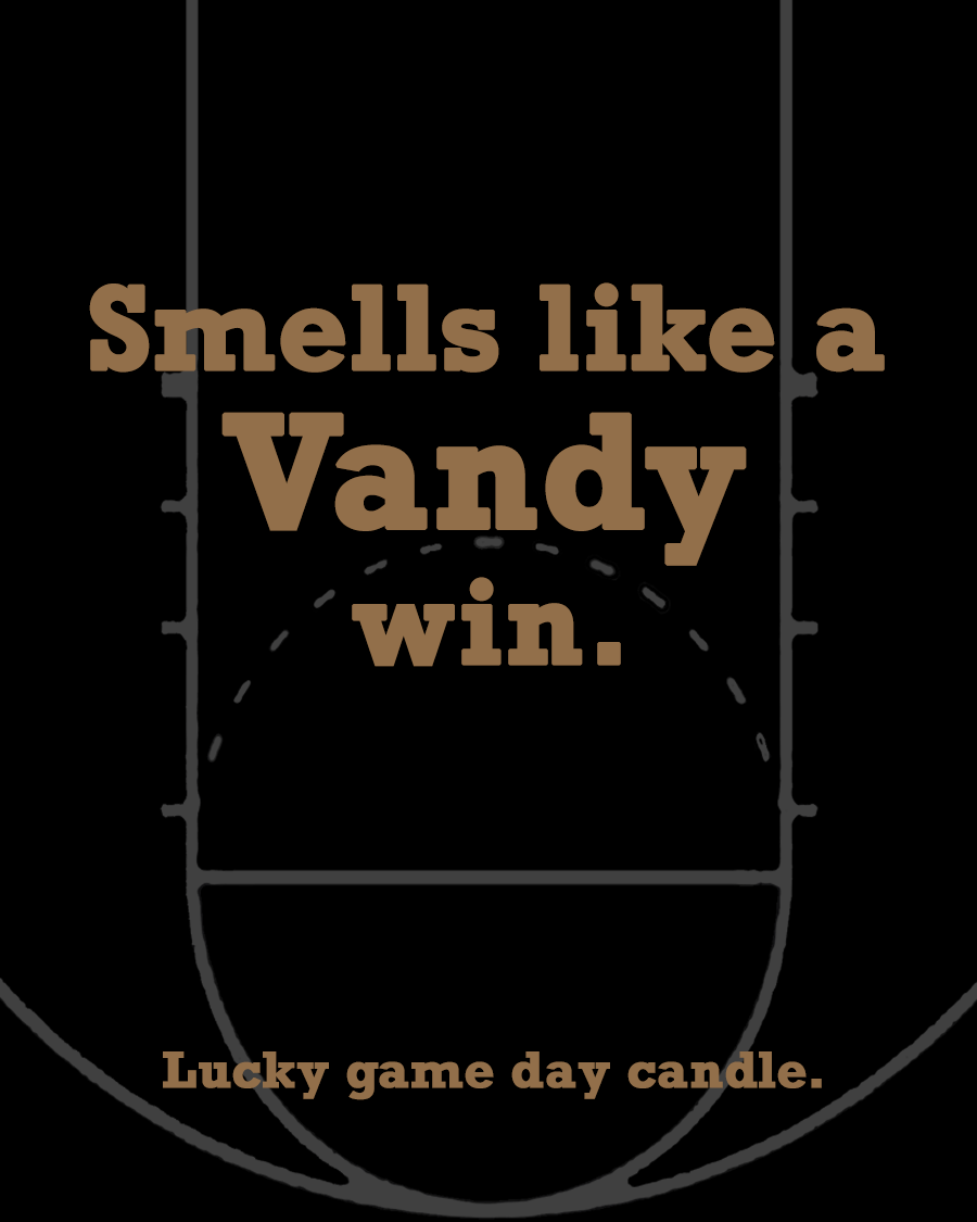 Vanderbilt Basketball - "Smells like a Vandy win" scented candle (13.75 oz)