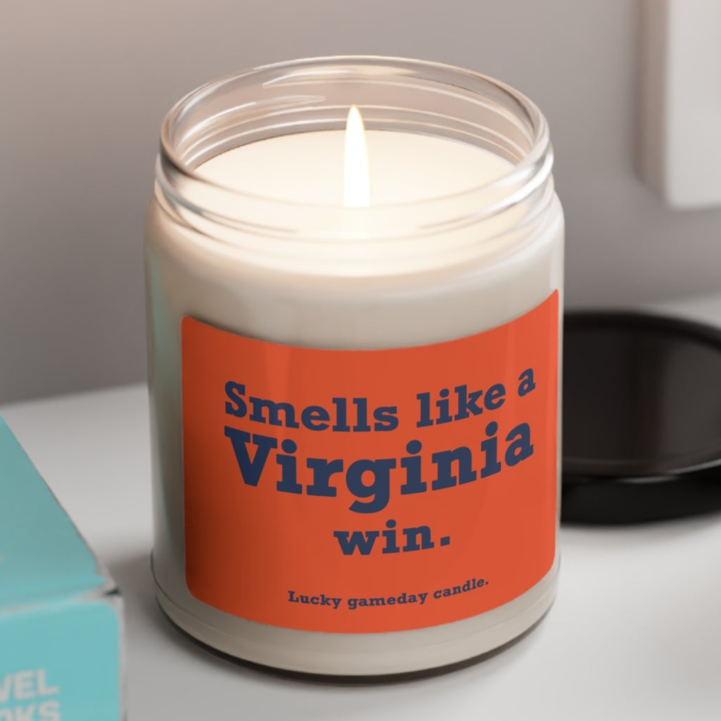 Virginia - "Smells like a Virginia win" scented candle (9 oz)