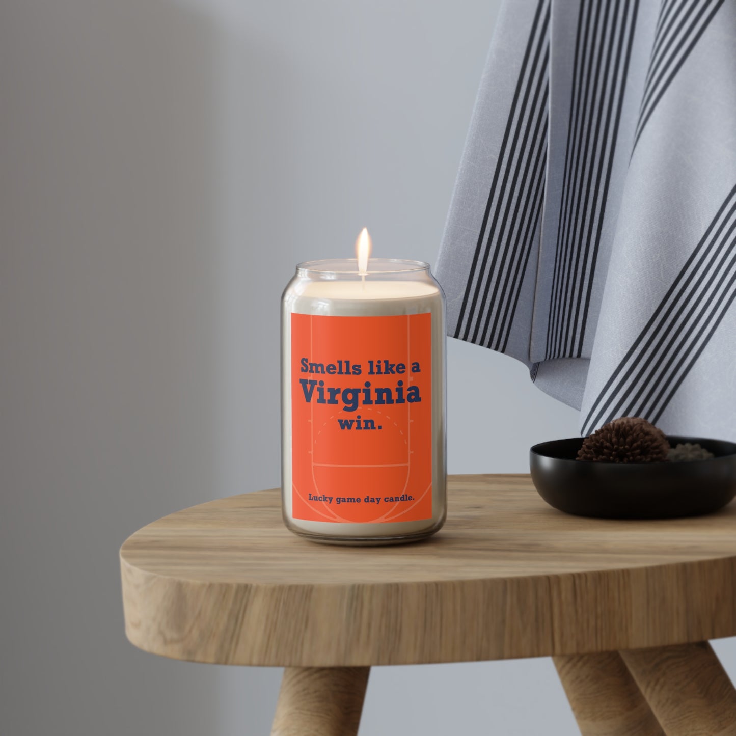 Virginia Basketball - "Smells like a Virginia win" scented candle (13.75 oz)