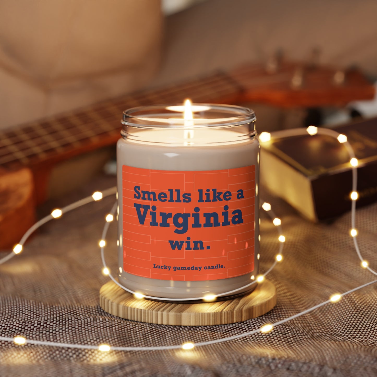 Virginia Basketball - "Smells like a Virginia win" scented candle (9 oz)