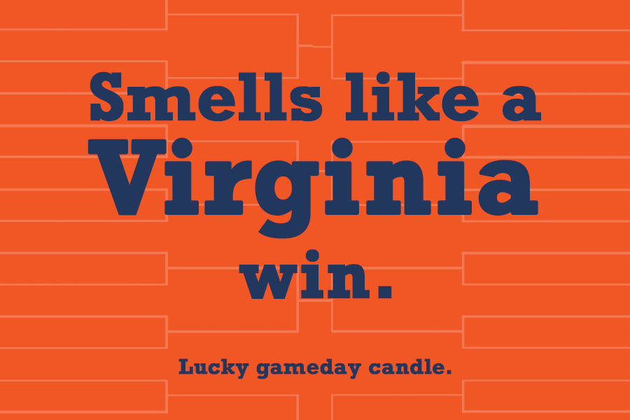 Virginia Basketball - "Smells like a Virginia win" scented candle (9 oz)