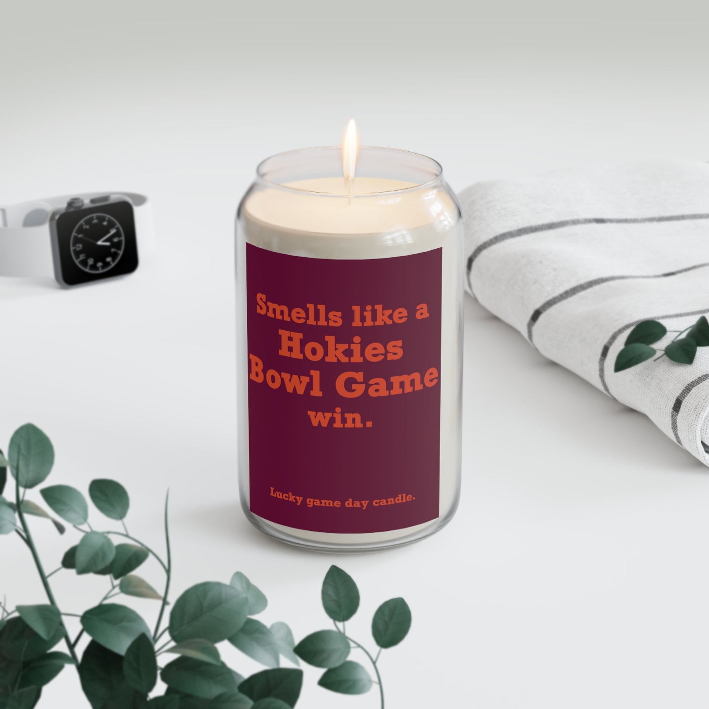 Virginia Tech Bowl Game - "Smells like a Hokies Bowl Game win" scented candle (13.75 oz)