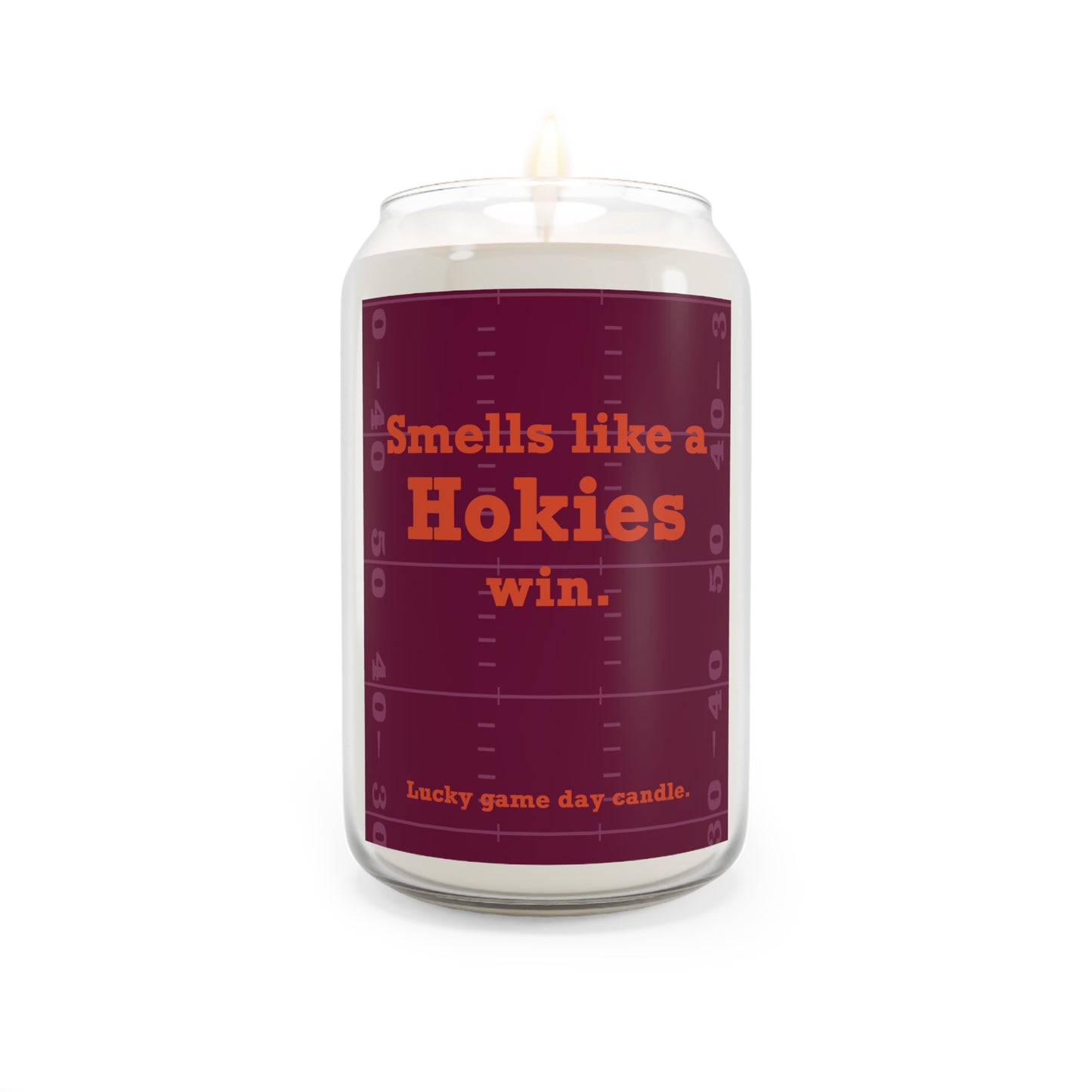 Virginia Tech Football - "Smells like a Hokies win" scented candle (13.75 oz)