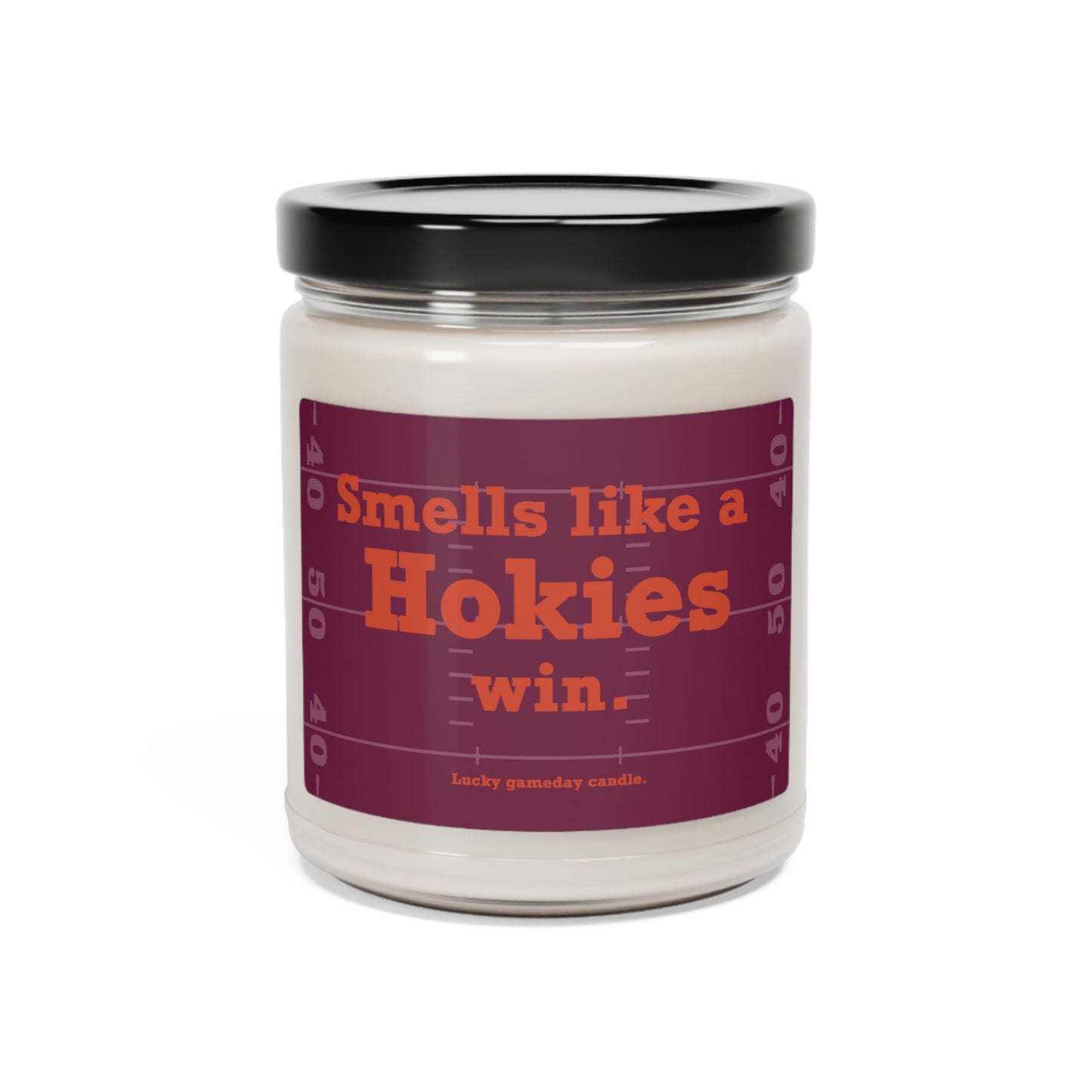 Virginia Tech Football - "Smells Like a Hokies Win" scented candle (9 oz)