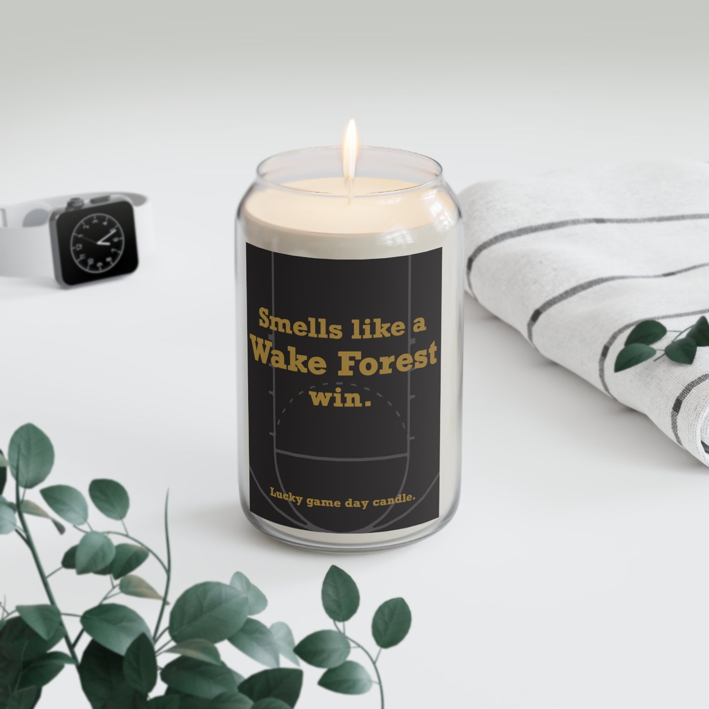 Wake Forest Basketball - "Smells like a Wake Forest win" scented candle (13.75 oz)