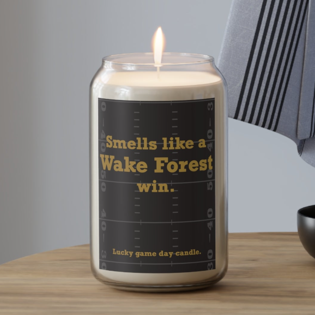 Wake Forest Football - "Smells like a Wake Forest win" scented candle (13.75 oz)