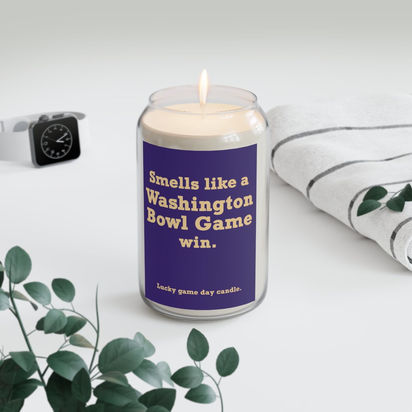 Washington Bowl Game - "Smells Like a Washington Bowl Game Win" scented candle (13.75 oz)