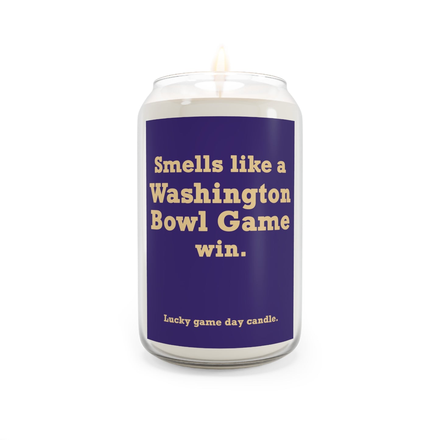 Washington Bowl Game - "Smells Like a Washington Bowl Game Win" scented candle (13.75 oz)