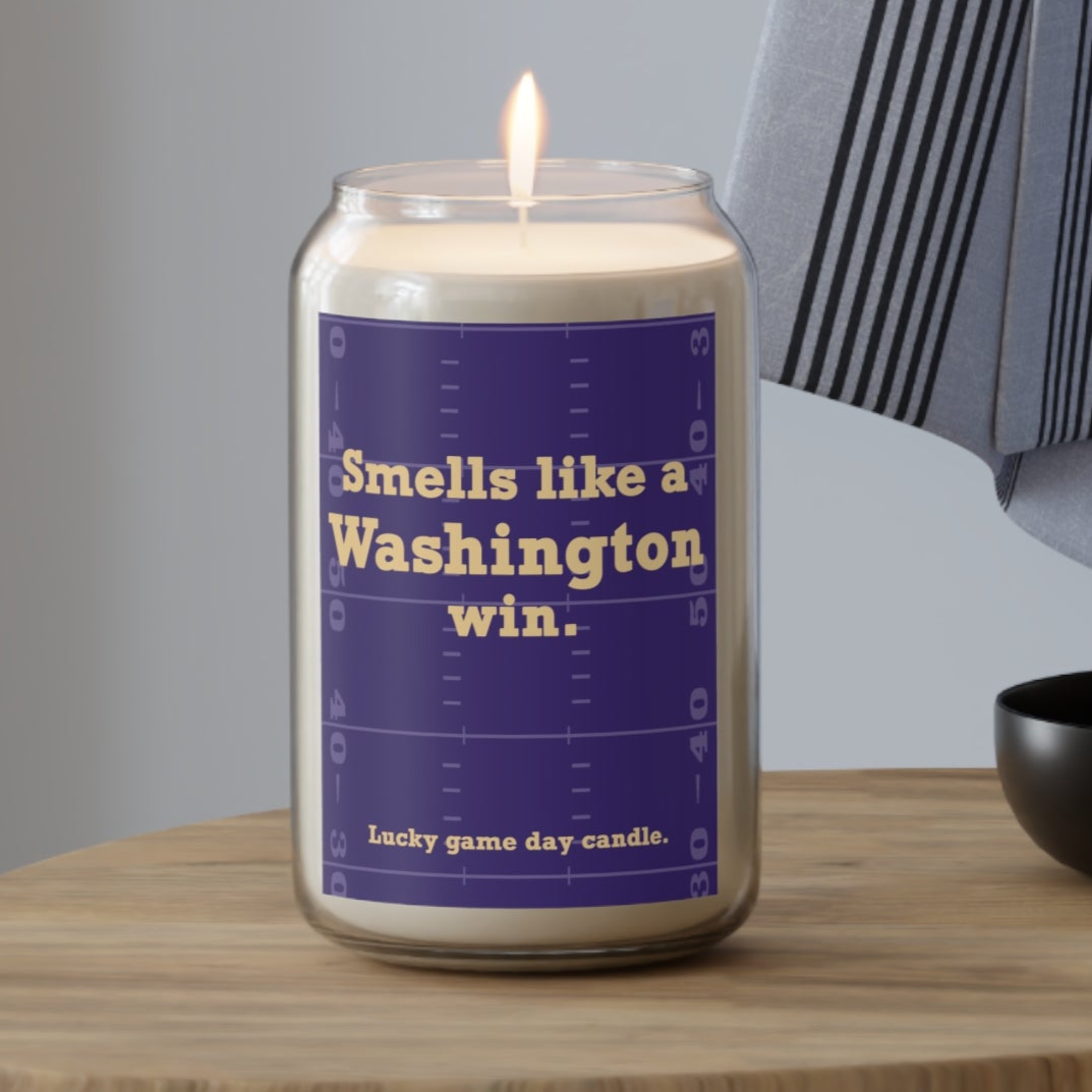 Washington Football - "Smells Like a Washington Win" scented candle (13.75 oz)