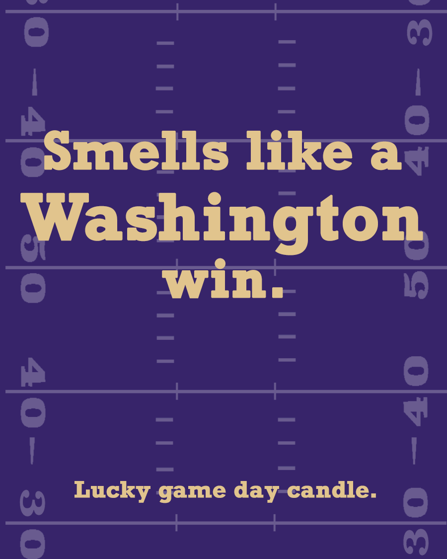 Washington Football - "Smells Like a Washington Win" scented candle (13.75 oz)