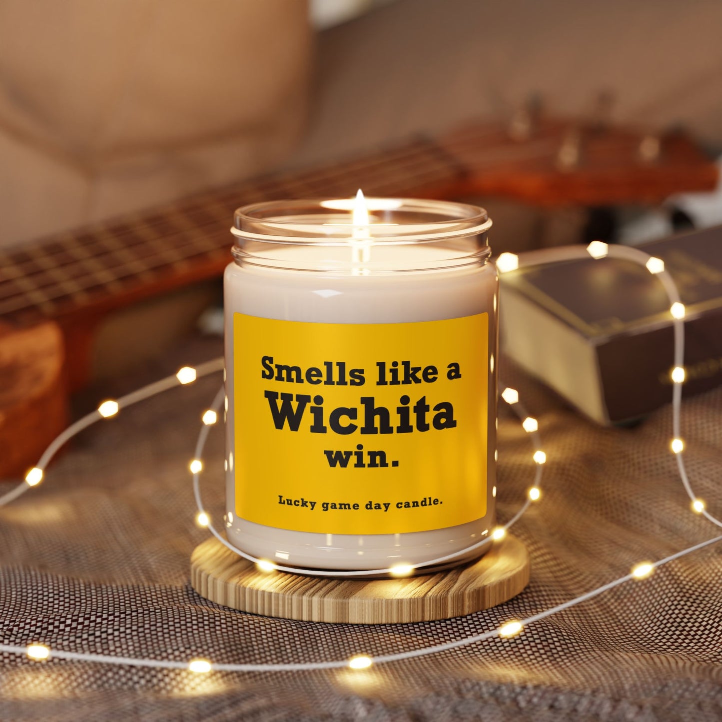Wichita State - "Smells Like a Wichita win" scented candle (9 oz)