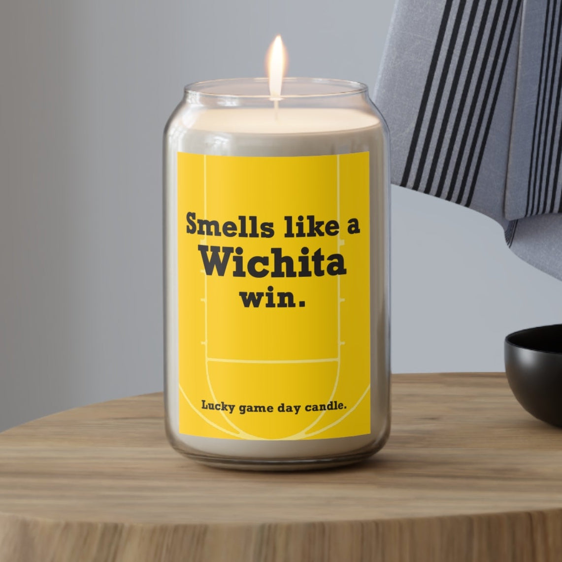 Wichita State Basketball - "Smells Like a Wichita win" scented candle (13.75 oz)