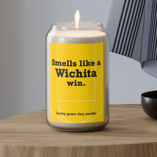 Wichita State Basketball - "Smells Like a Wichita win" scented candle (13.75 oz)