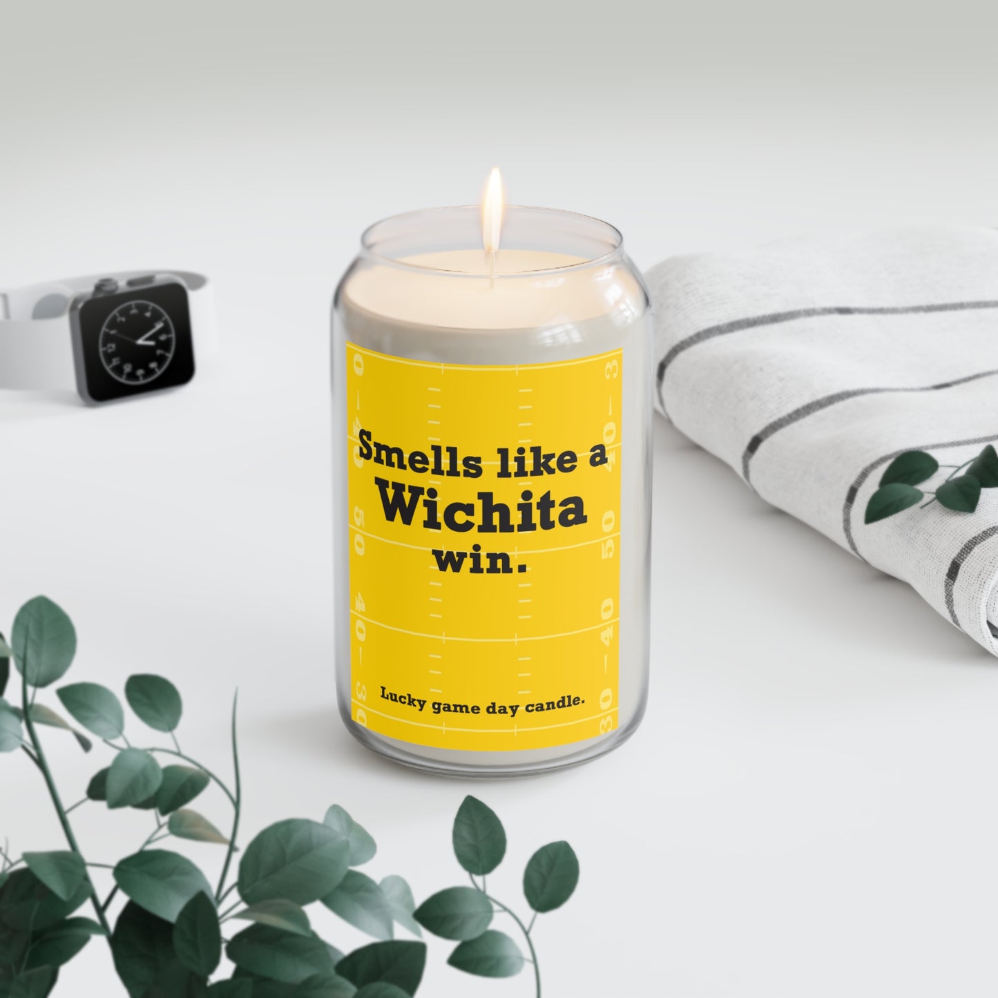 Wichita State Football - "Smells Like a Wichita win" scented candle (13.75 oz)