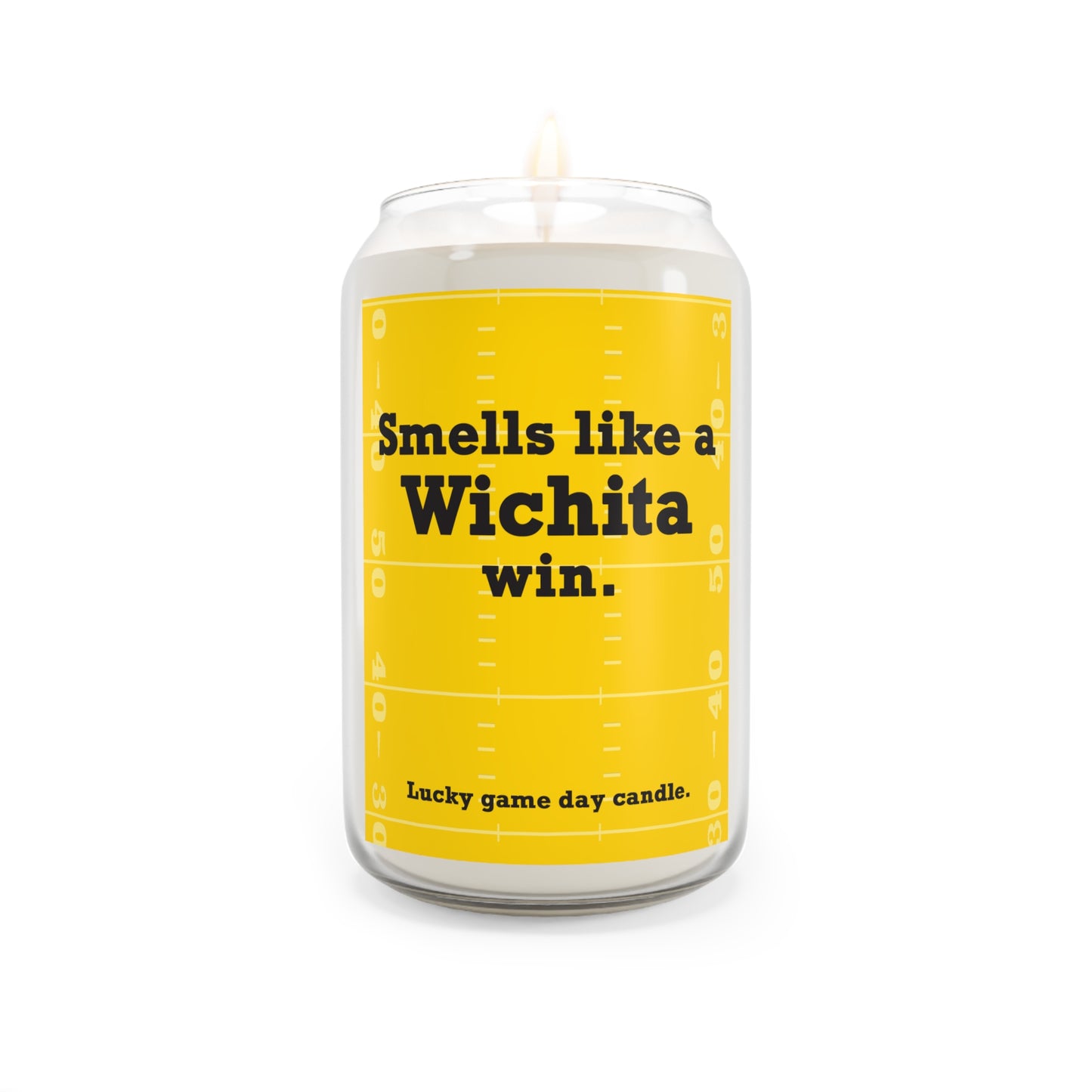 Wichita State Football - "Smells Like a Wichita win" scented candle (13.75 oz)
