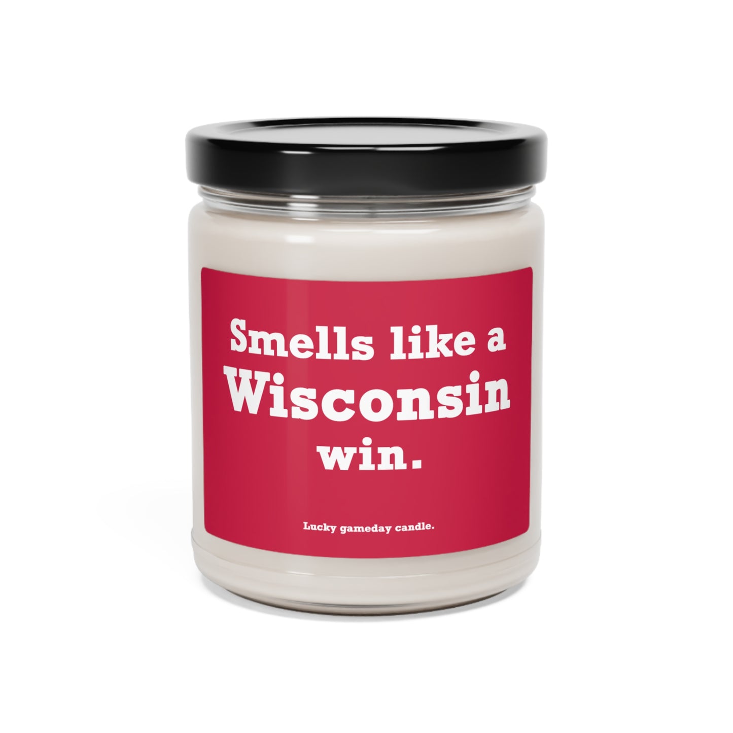 Wisconsin - "Smells like a Wisconsin win" scented candle (9 oz)