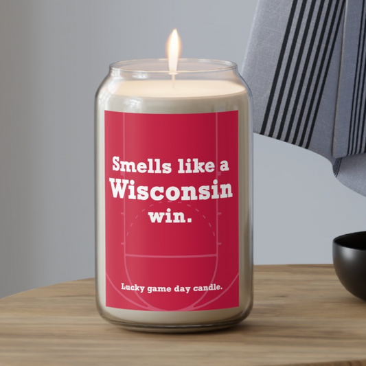 Wisconsin Basketball - Smells Like a Wisconsin Win scented candle (13.75 oz)