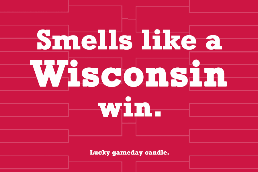 Wisconsin Basketball - "Smells like a Wisconsin win" scented candle (9 oz)