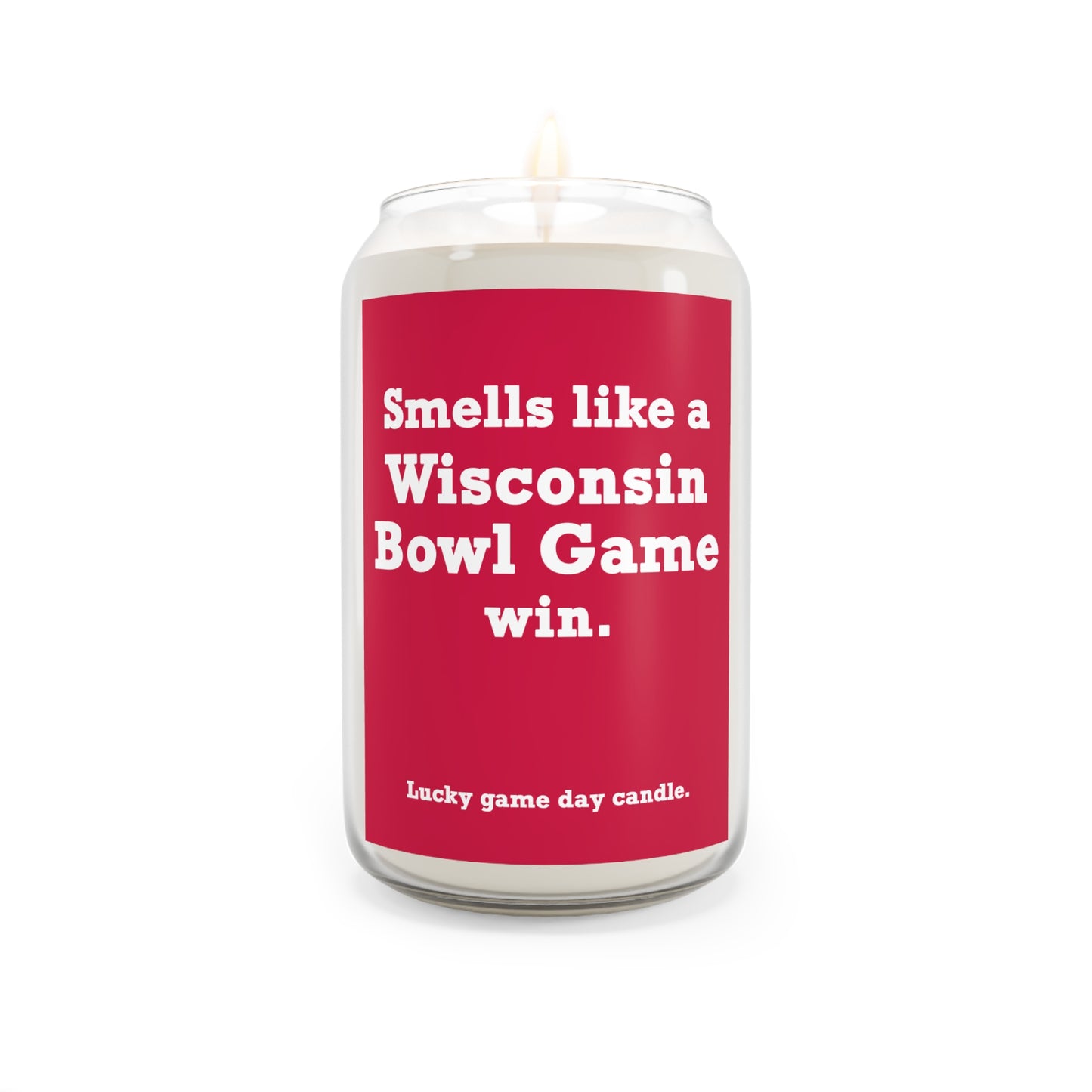 Wisconsin Bowl Game - "Smells like a Wisconsin Bowl Game Win" scented candle (13.75 oz)