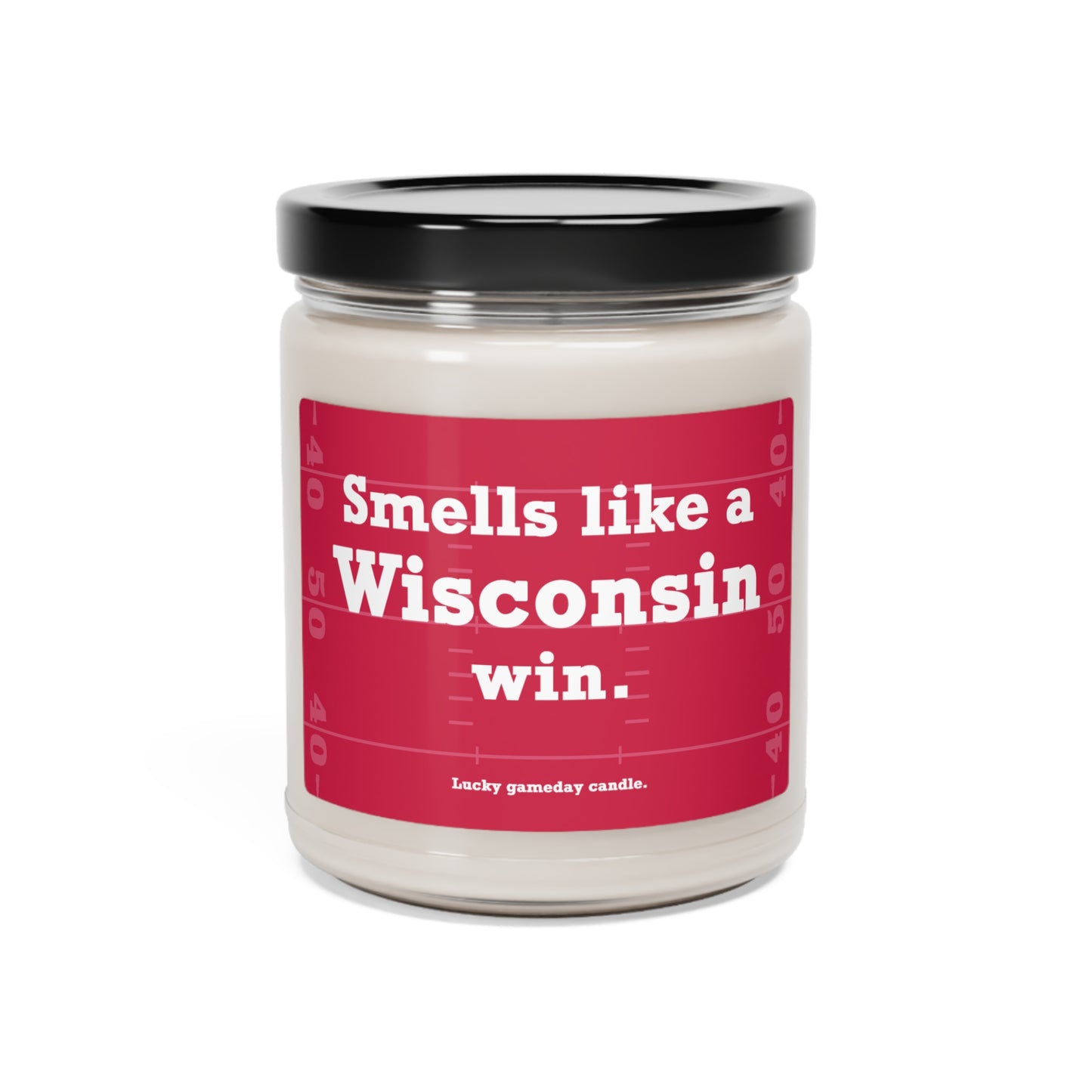 Wisconsin Football - "Smells like a Wisconsin win" scented candle (9 oz)