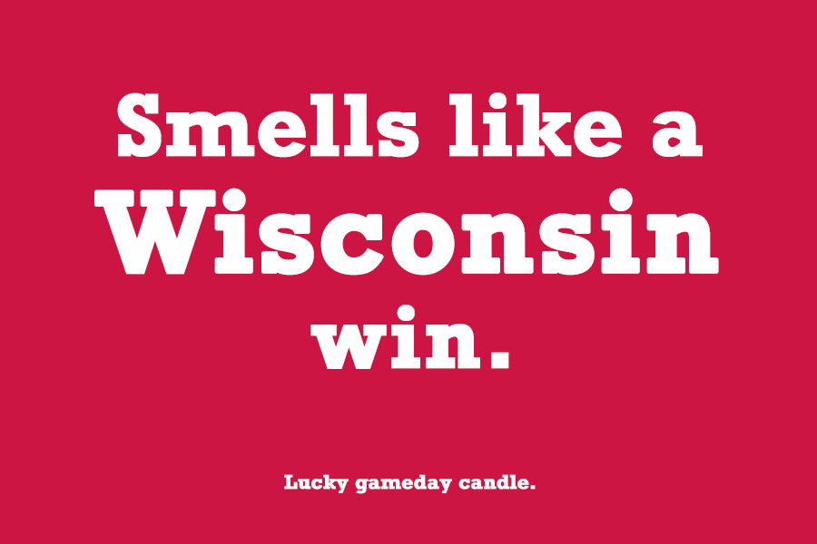 Wisconsin - "Smells like a Wisconsin win" scented candle (9 oz)